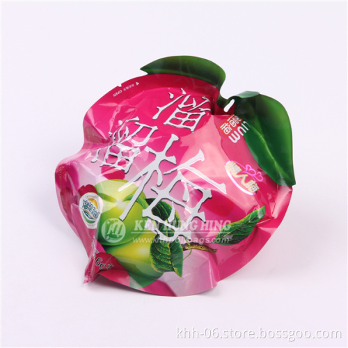 Eco Friendly Aluminum Foil Irregular Shape Food Packaging Bag